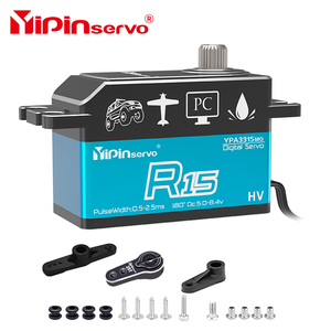 15kg steering gear low version short body steering gear brush motor all metal material for RC remote